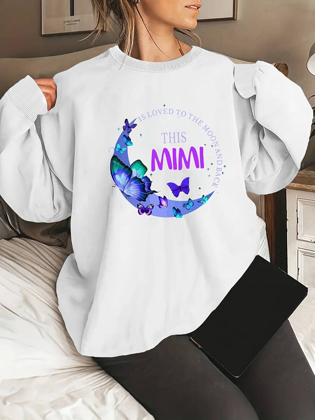 Kvinnors grafisk sweatshirt Mirla-Eva Jonsson