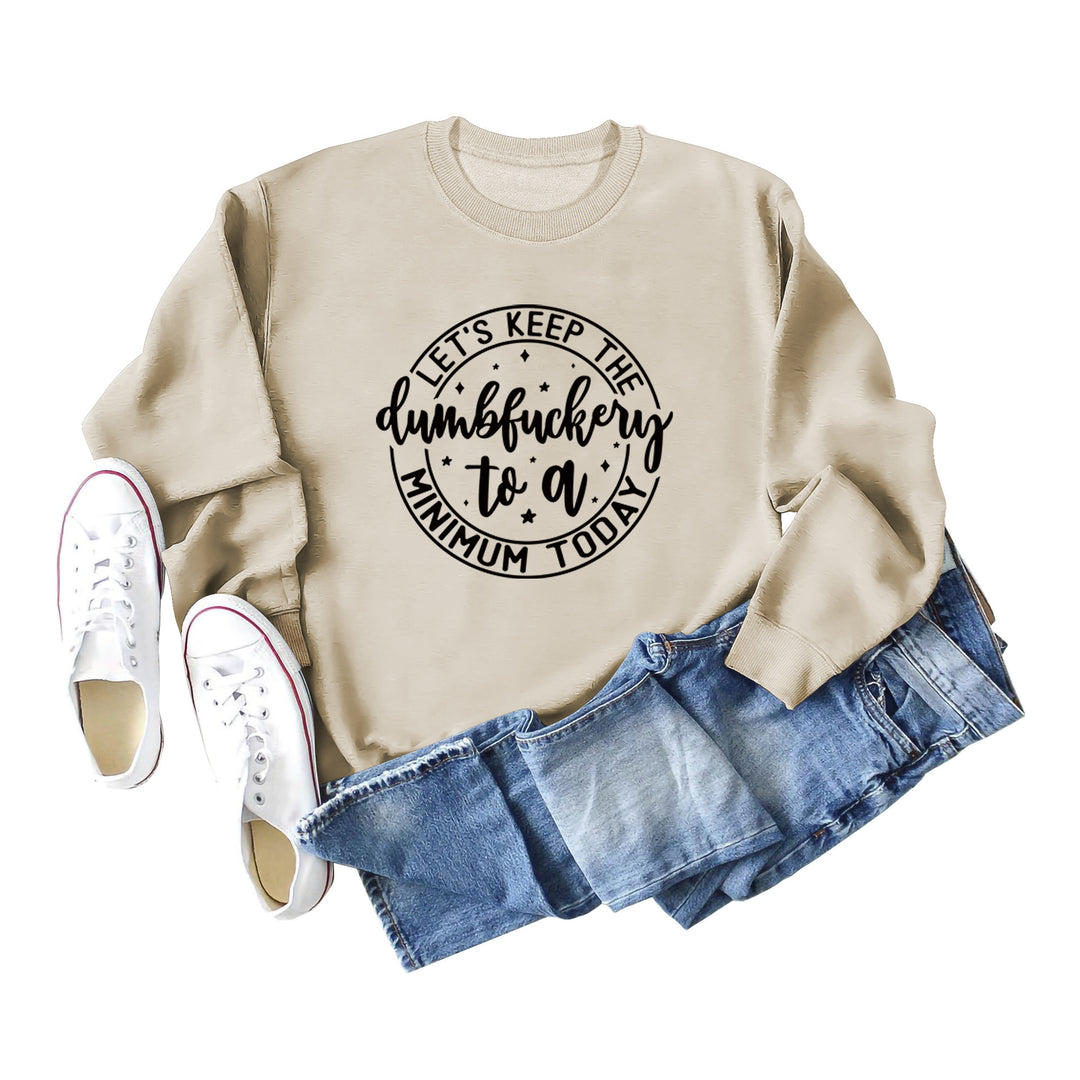 Kvinnors grafiska sweatshirts med motivationstryck Mirla-Eva Jonsson