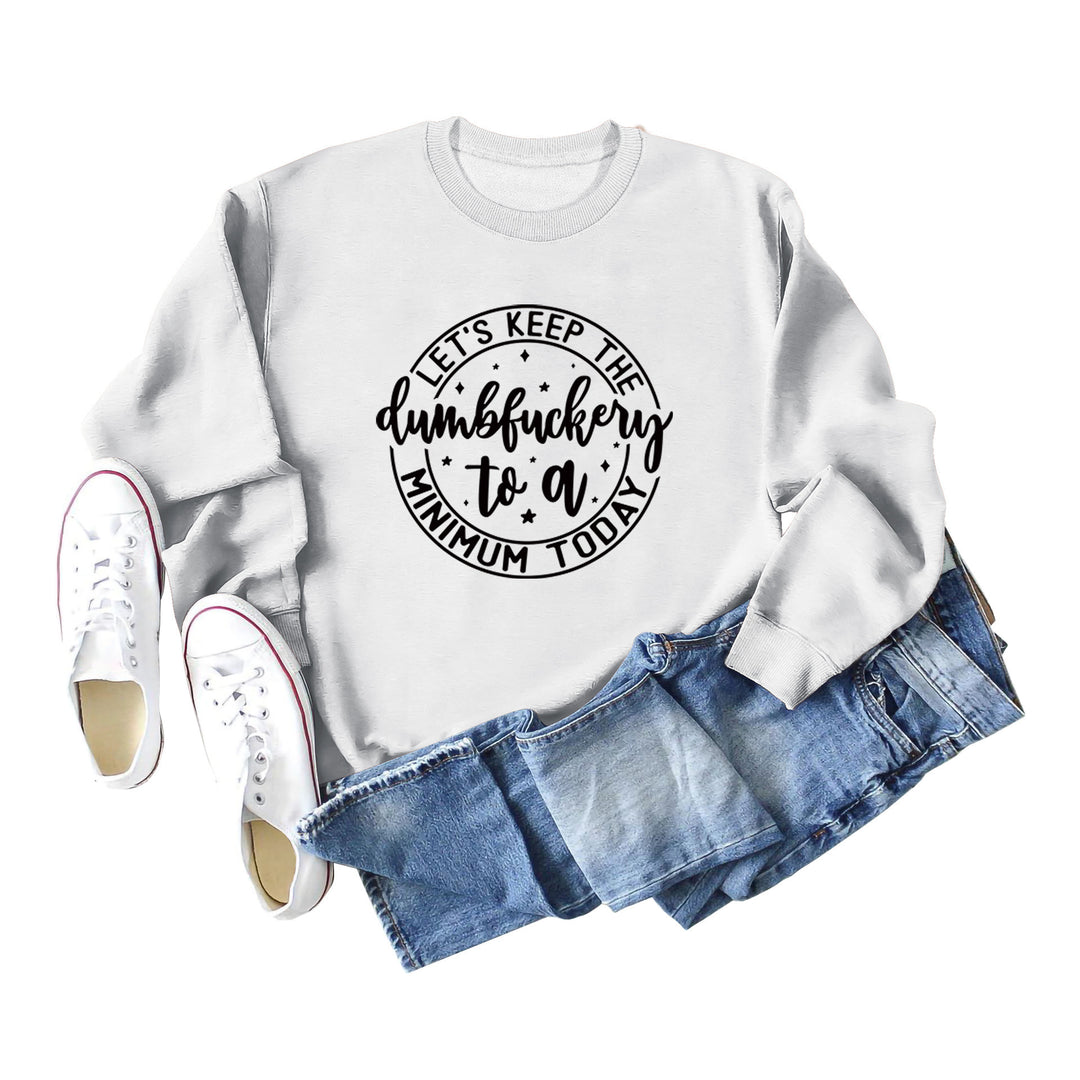 Kvinnors grafiska sweatshirts med motivationstryck Mirla-Eva Jonsson