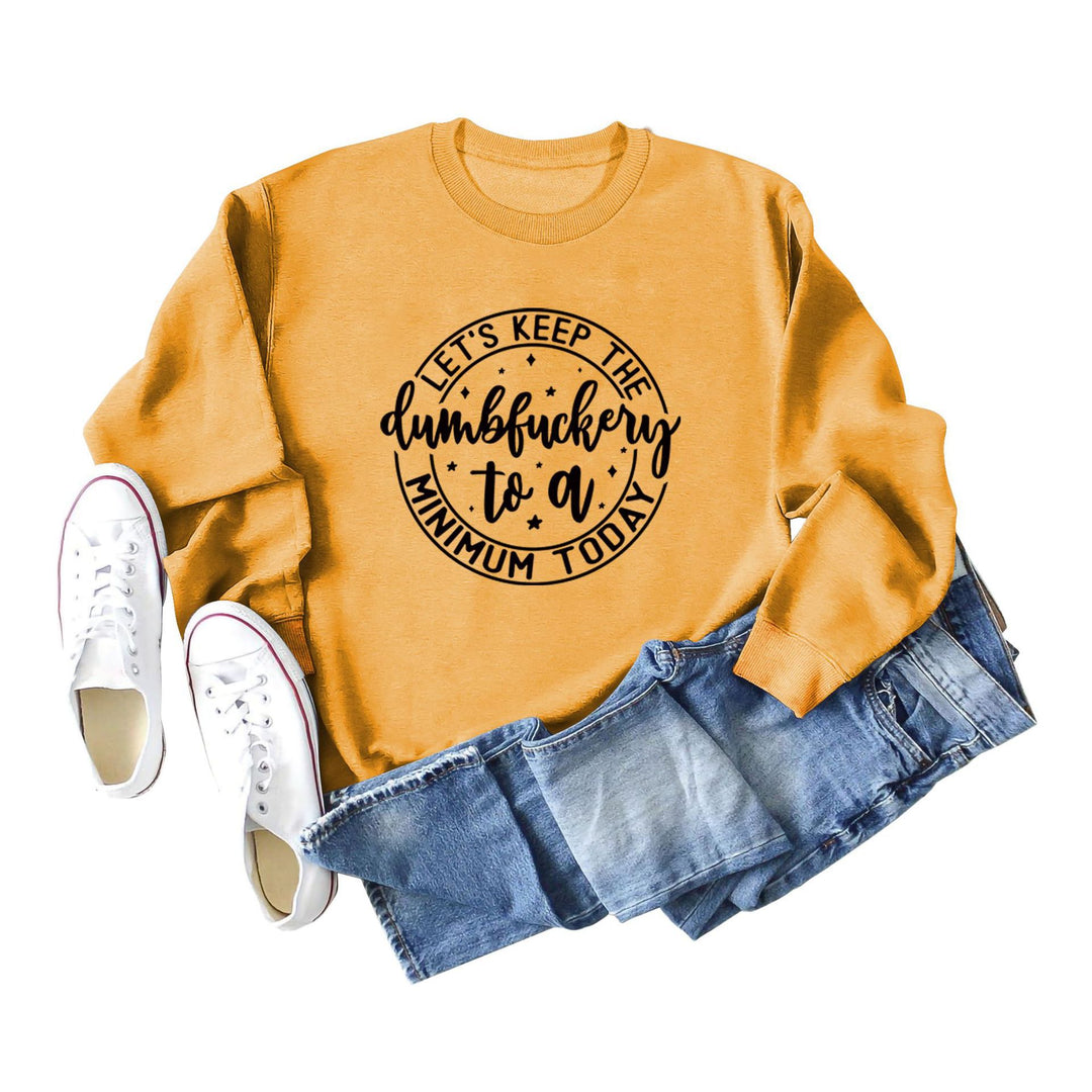 Kvinnors grafiska sweatshirts med motivationstryck Mirla-Eva Jonsson