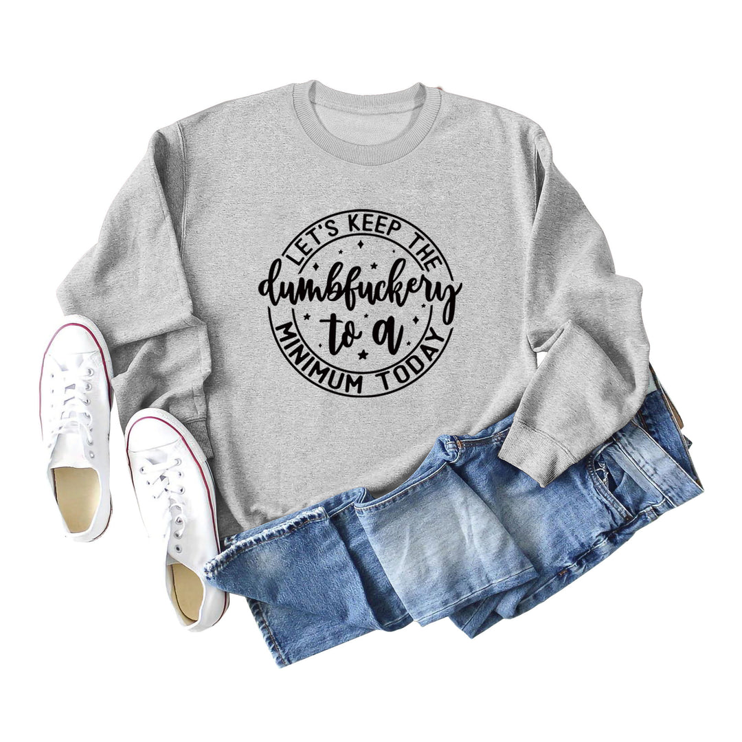 Kvinnors grafiska sweatshirts med motivationstryck Mirla-Eva Jonsson