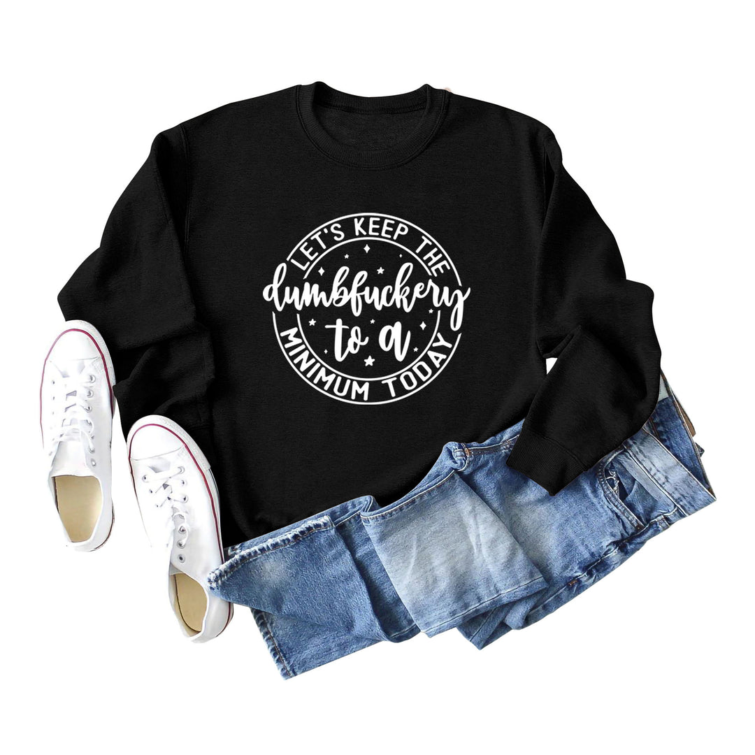 Kvinnors grafiska sweatshirts med motivationstryck Mirla-Eva Jonsson