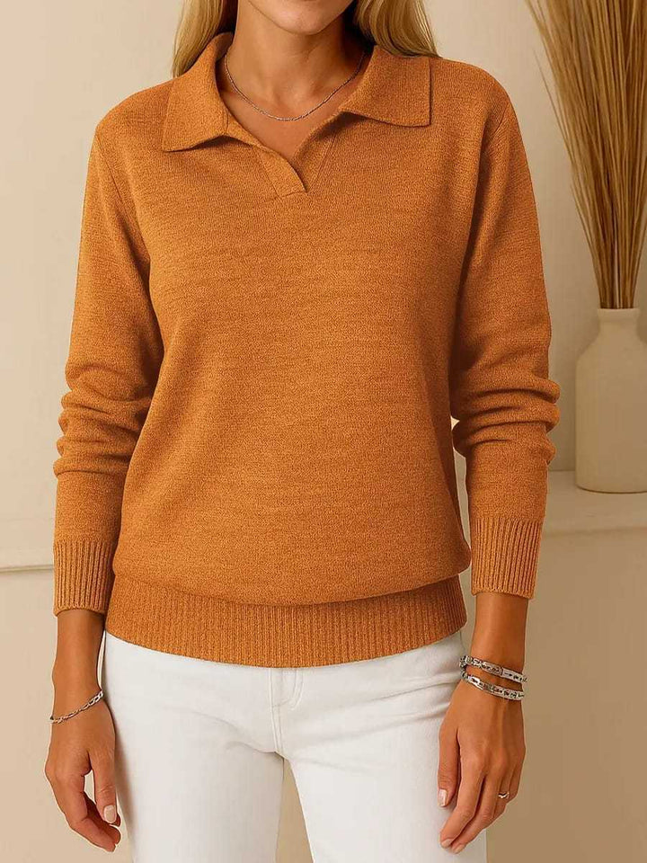 Kvinnors högkvalitativa polo-stil tröja Mirla-Eva Jonsson