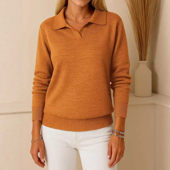 Kvinnors högkvalitativa polo-stil tröja Mirla-Eva Jonsson