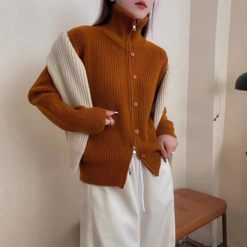 Kvinnors högkvalitativa ribbstickade tröja med elegant design Mirla-Eva Jonsson