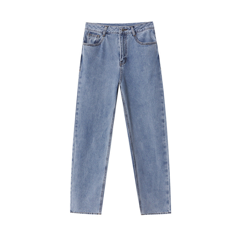 Kvinnors högmidjade jeans med kort passform Mirla-Eva Jonsson