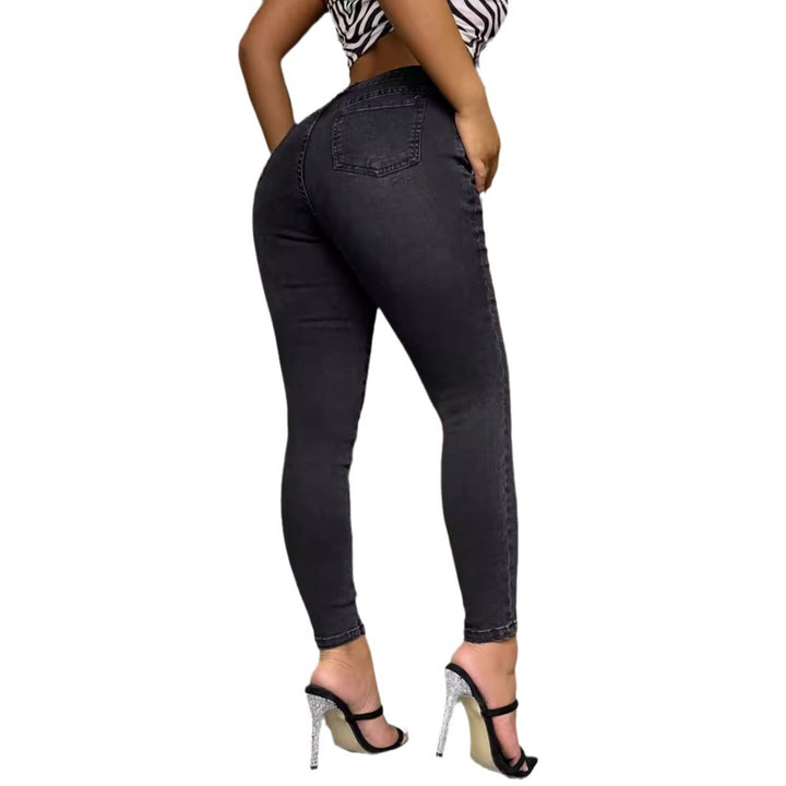 Kvinnors högmidjade skinny jeans Mirla-Eva Jonsson