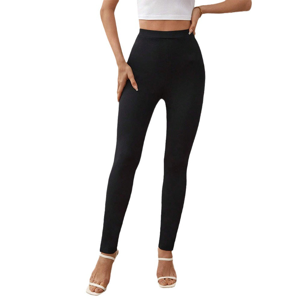 Kvinnors högskurna leggings i elastiskt material Mirla-Eva Jonsson