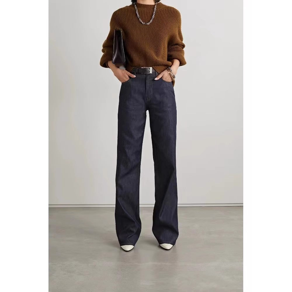 Kvinnors högskurna vida jeans Mirla-Eva Jonsson