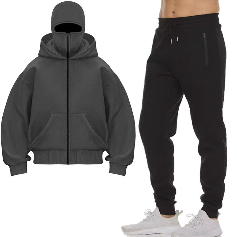 Kvinnors hooded sweatjacka med praktisk kontinuerlig dragkedjeplånbok och stora fickor Mirla-Eva Jonsson