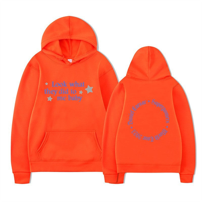 Kvinnors hooded sweatshirt med kreativt slogan och unik design Mirla-Eva Jonsson