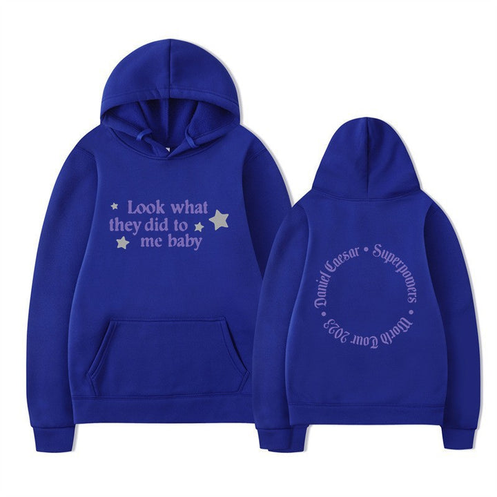 Kvinnors hooded sweatshirt med kreativt slogan och unik design Mirla-Eva Jonsson