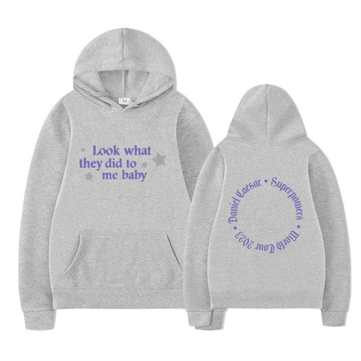 Kvinnors hooded sweatshirt med kreativt slogan och unik design Mirla-Eva Jonsson