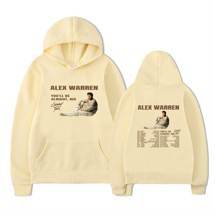 Kvinnors hooded sweatshirt med kreativt tryck och modern design Mirla-Eva Jonsson