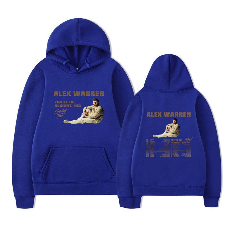 Kvinnors hooded sweatshirt med kreativt tryck och modern design Mirla-Eva Jonsson