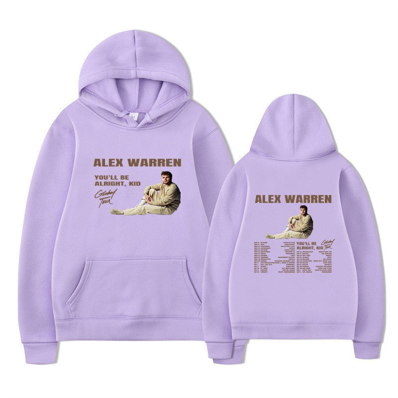 Kvinnors hooded sweatshirt med kreativt tryck och modern design Mirla-Eva Jonsson