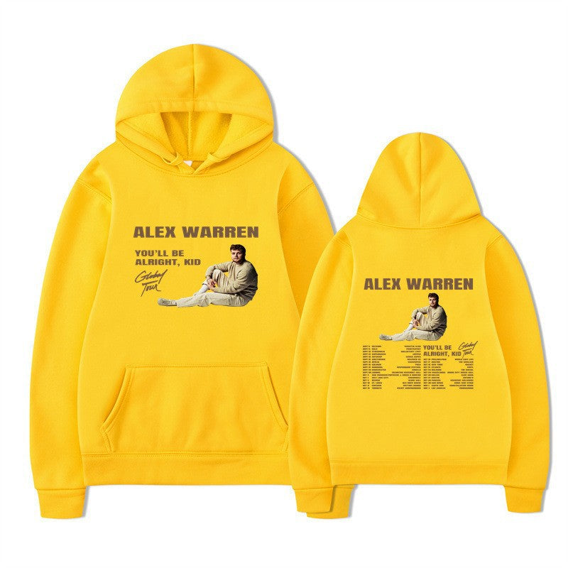 Kvinnors hooded sweatshirt med kreativt tryck och modern design Mirla-Eva Jonsson