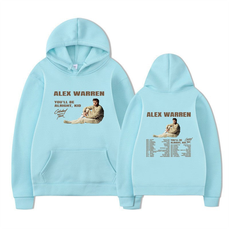 Kvinnors hooded sweatshirt med kreativt tryck och modern design Mirla-Eva Jonsson