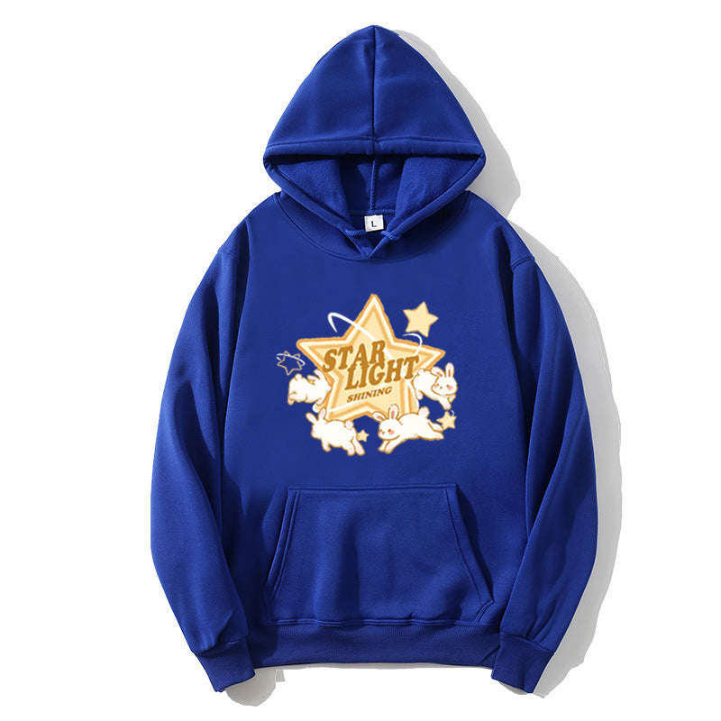 Kvinnors hooded sweatshirt med lekfullt sagomotiv Mirla-Eva Jonsson