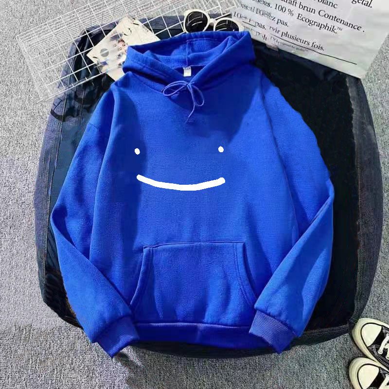 Kvinnors hoodie med avslappnad smiley-design Mirla-Eva Jonsson