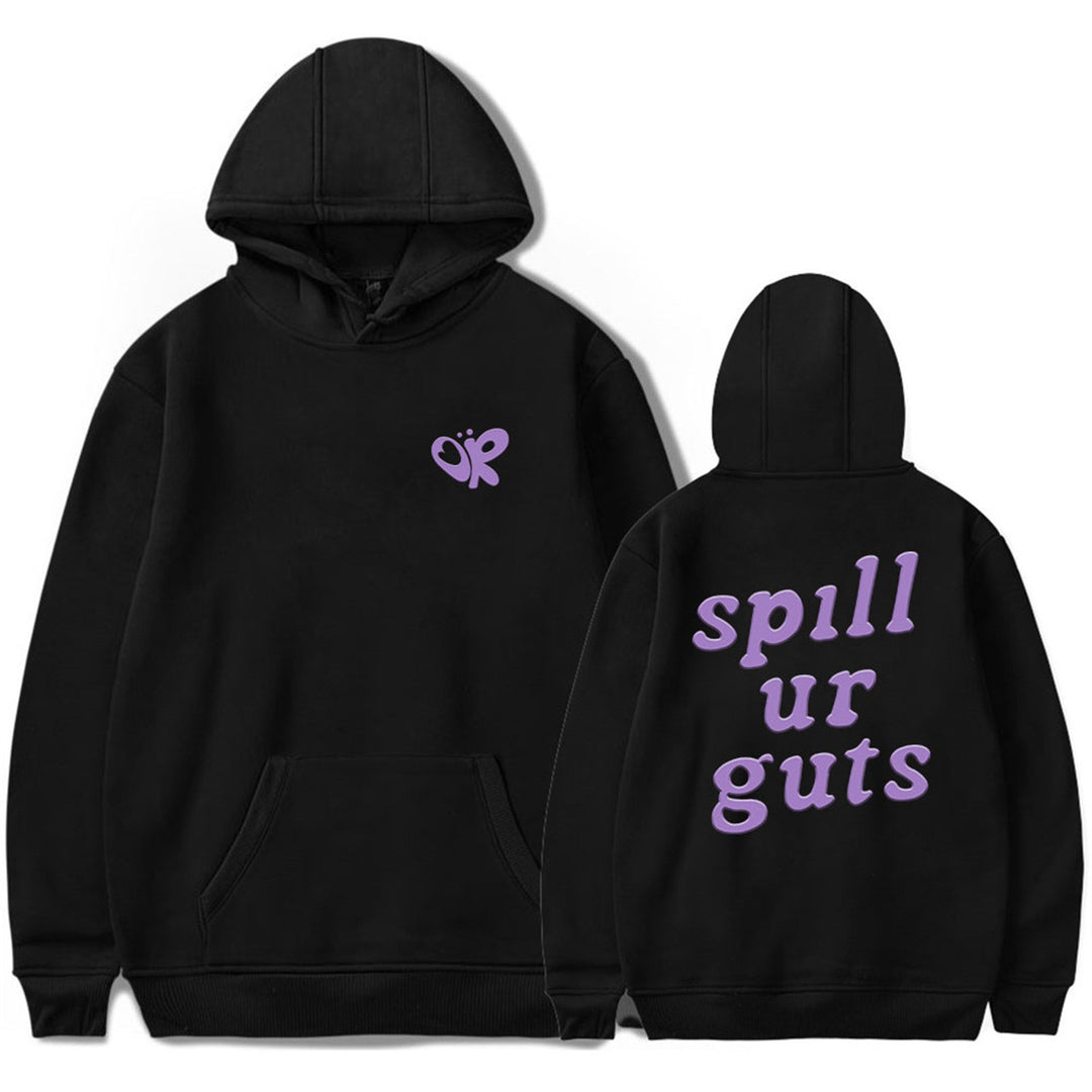 Kvinnors hoodie med avslappnad text och bekväm passform Mirla-Eva Jonsson
