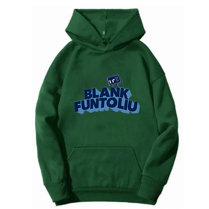 Kvinnors hoodie med avslappnad text och bekväma fickor Mirla-Eva Jonsson
