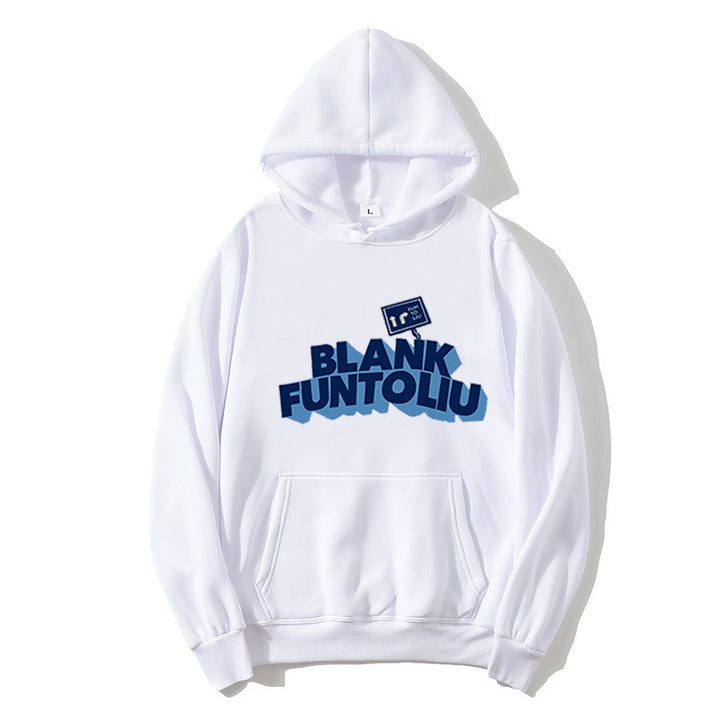 Kvinnors hoodie med avslappnad text och bekväma fickor Mirla-Eva Jonsson