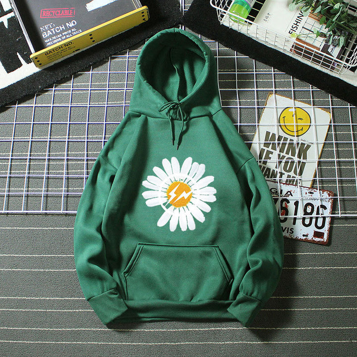Kvinnors hoodie med blommönster Mirla-Eva Jonsson