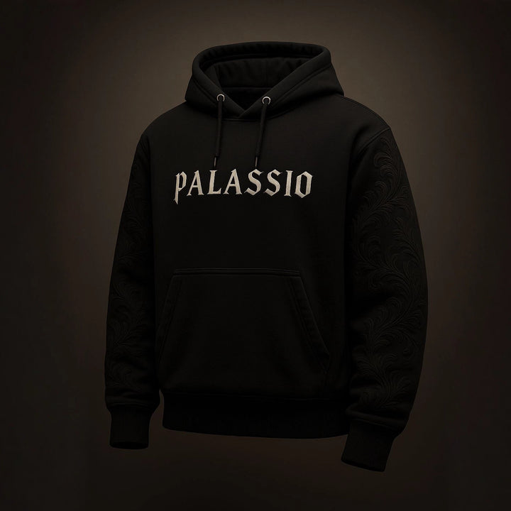 Kvinnors hoodie med broderad design Mirla-Eva Jonsson