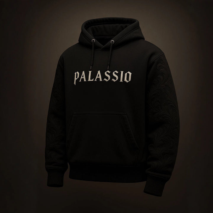 Kvinnors hoodie med broderad design Mirla-Eva Jonsson