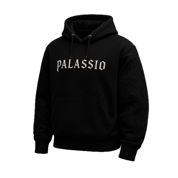 Kvinnors hoodie med broderad design Mirla-Eva Jonsson