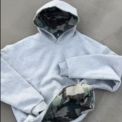Kvinnors hoodie med camouflagefoder Mirla-Eva Jonsson