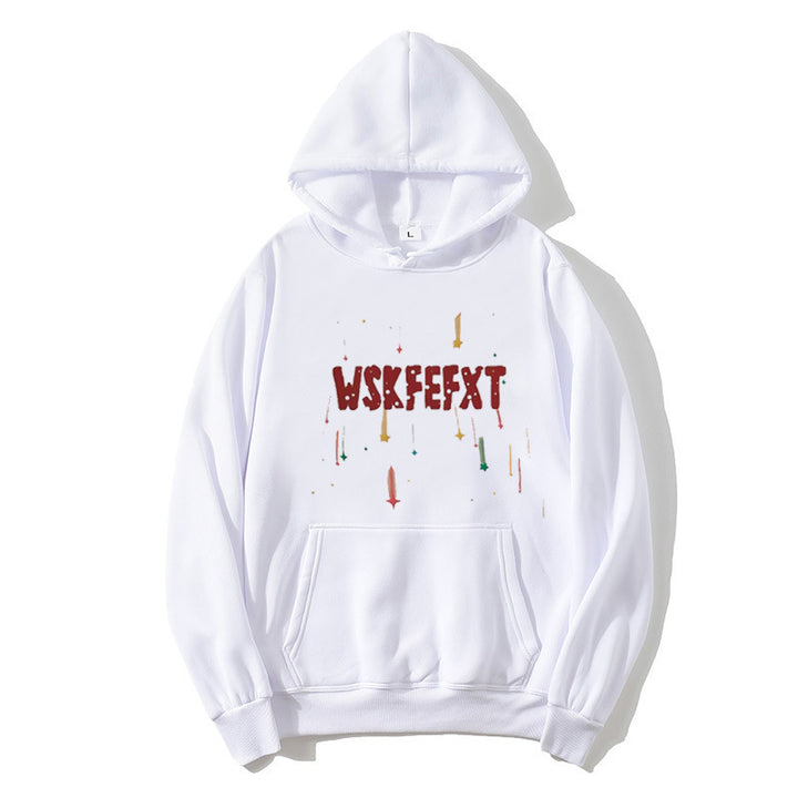Kvinnors hoodie med cool grafisk tryck Mirla-Eva Jonsson