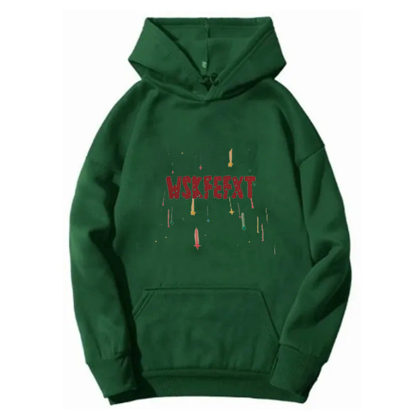 Kvinnors hoodie med cool grafisk tryck Mirla-Eva Jonsson