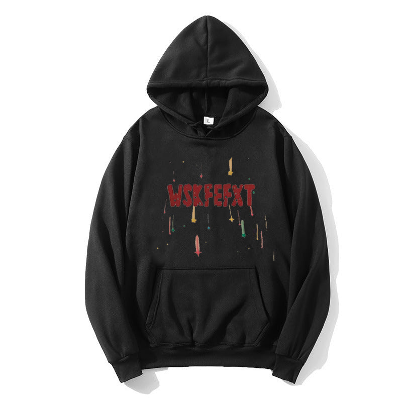 Kvinnors hoodie med cool grafisk tryck Mirla-Eva Jonsson