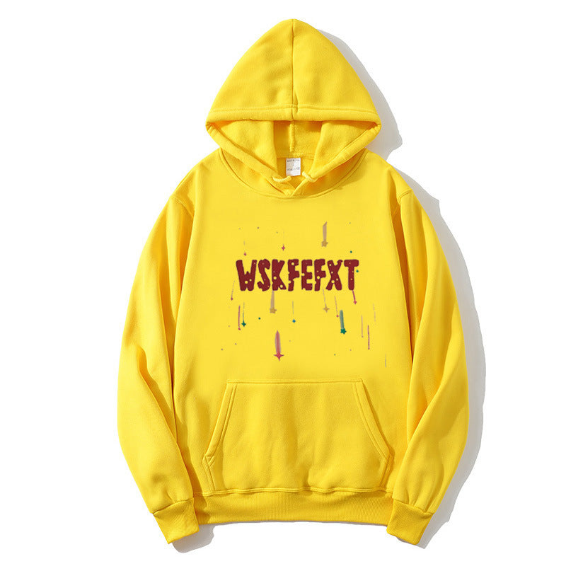 Kvinnors hoodie med cool grafisk tryck Mirla-Eva Jonsson