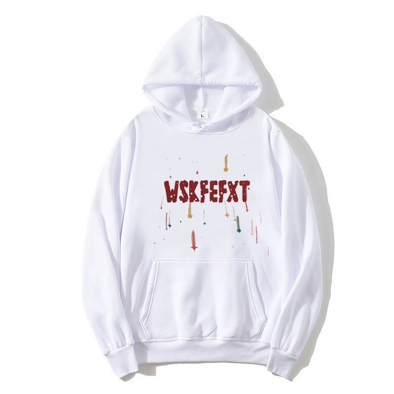 Kvinnors hoodie med cool grafisk tryck Mirla-Eva Jonsson