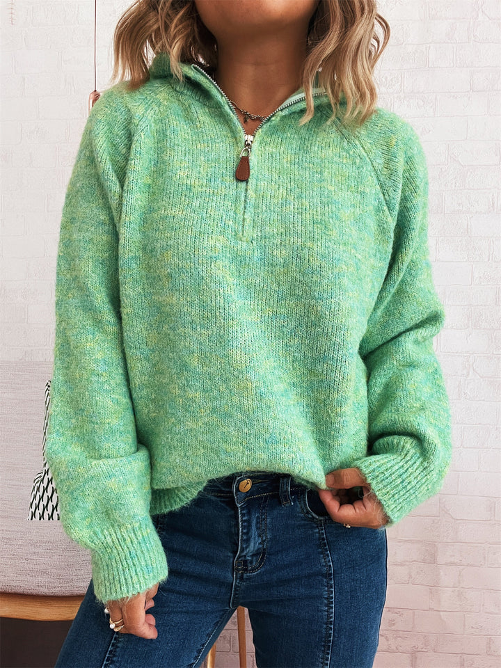 Kvinnors hoodie med dragkedja Mirla-Eva Jonsson