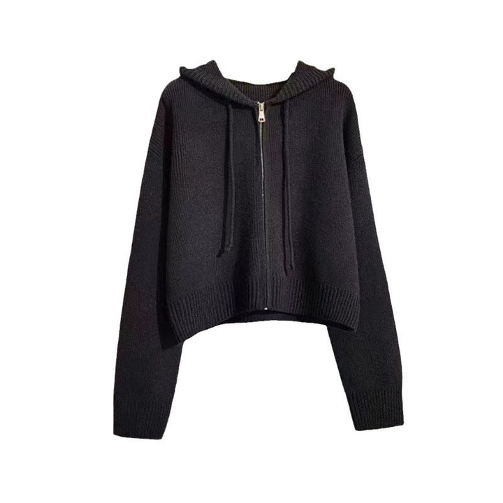 Kvinnors hoodie med dragkedja och avslappnad passform Mirla-Eva Jonsson
