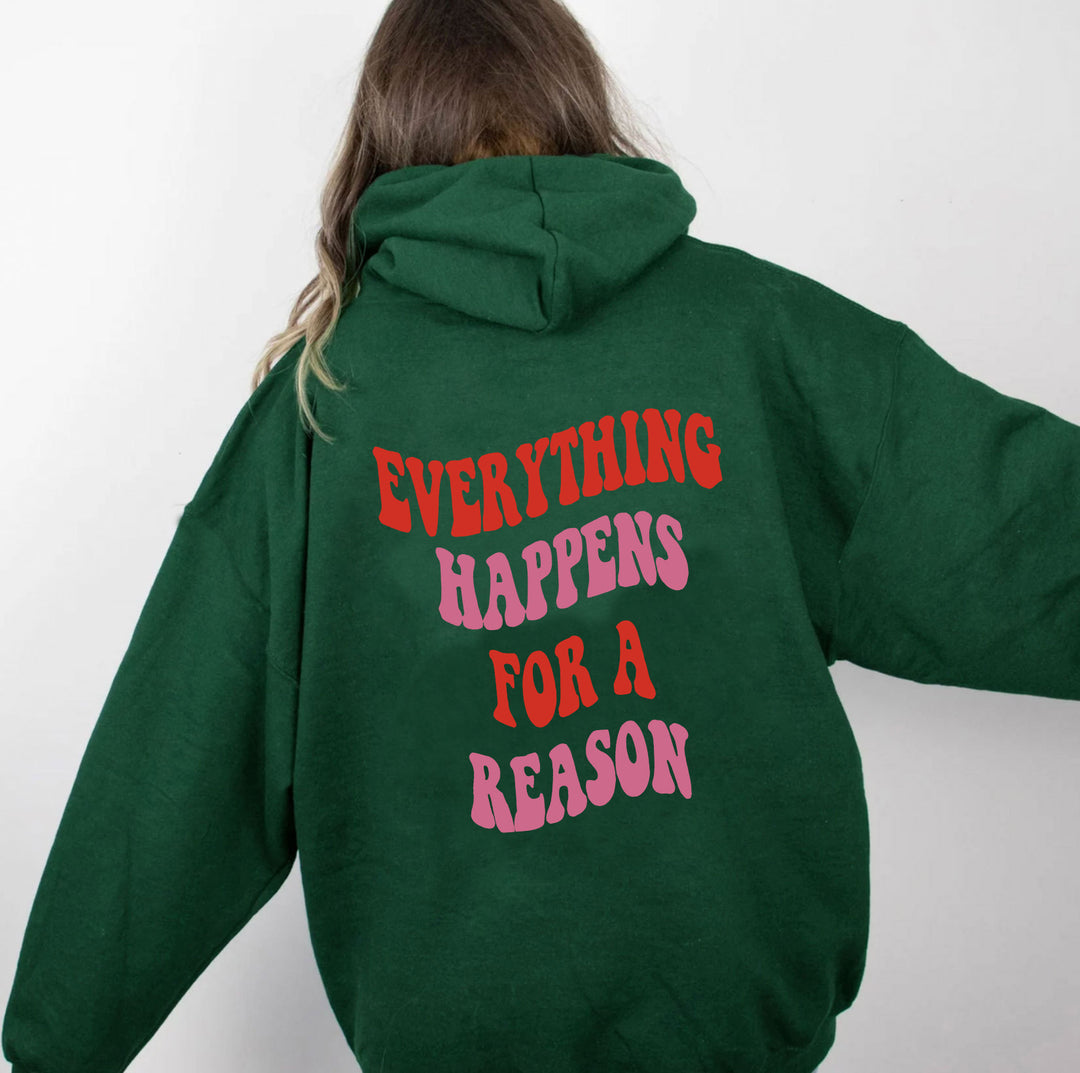 Kvinnors hoodie med en unik motivationstryck och bekväm passform Mirla-Eva Jonsson