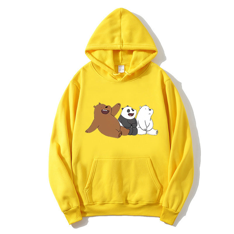Kvinnors hoodie med humoristisk djurmotiv Mirla-Eva Jonsson