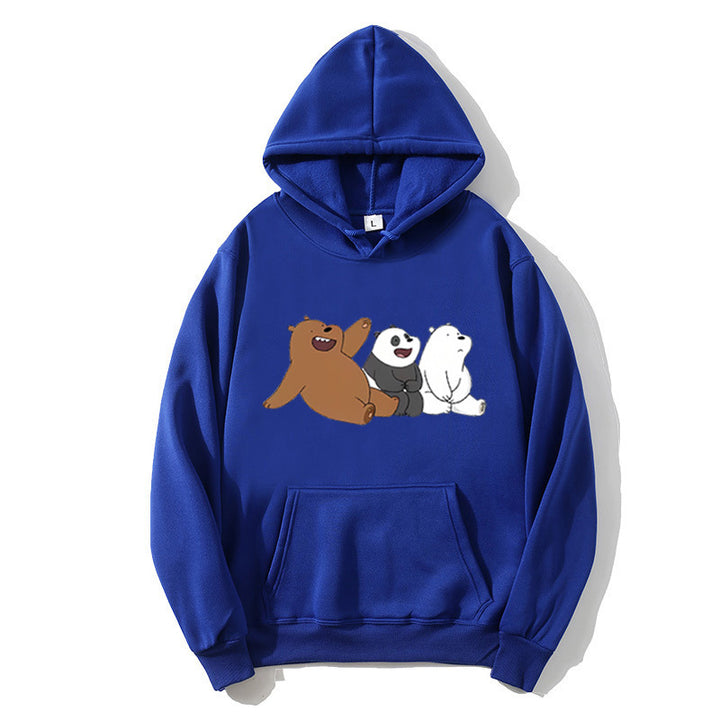 Kvinnors hoodie med humoristisk djurmotiv Mirla-Eva Jonsson