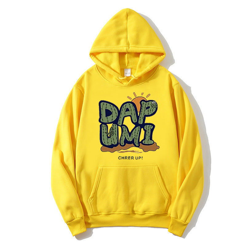 Kvinnors hoodie med humoristisk grafisk design Mirla-Eva Jonsson
