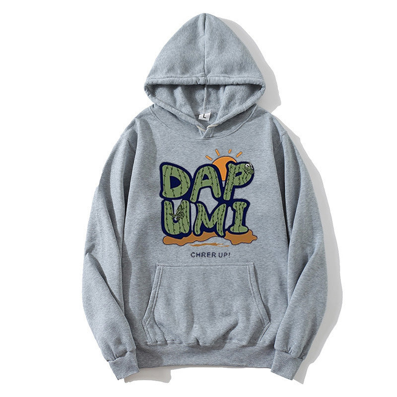 Kvinnors hoodie med humoristisk grafisk design Mirla-Eva Jonsson