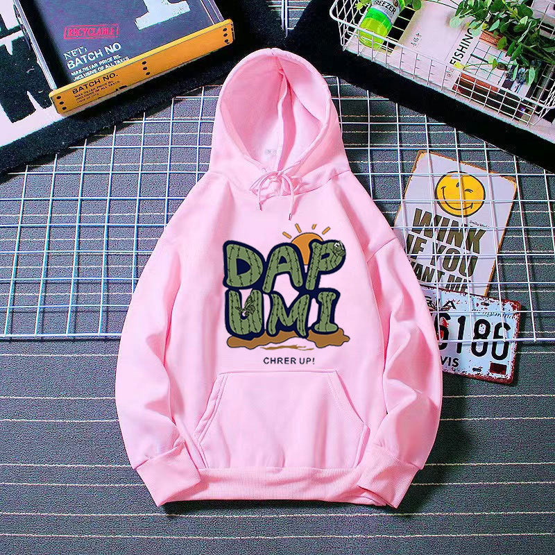 Kvinnors hoodie med humoristisk grafisk design Mirla-Eva Jonsson
