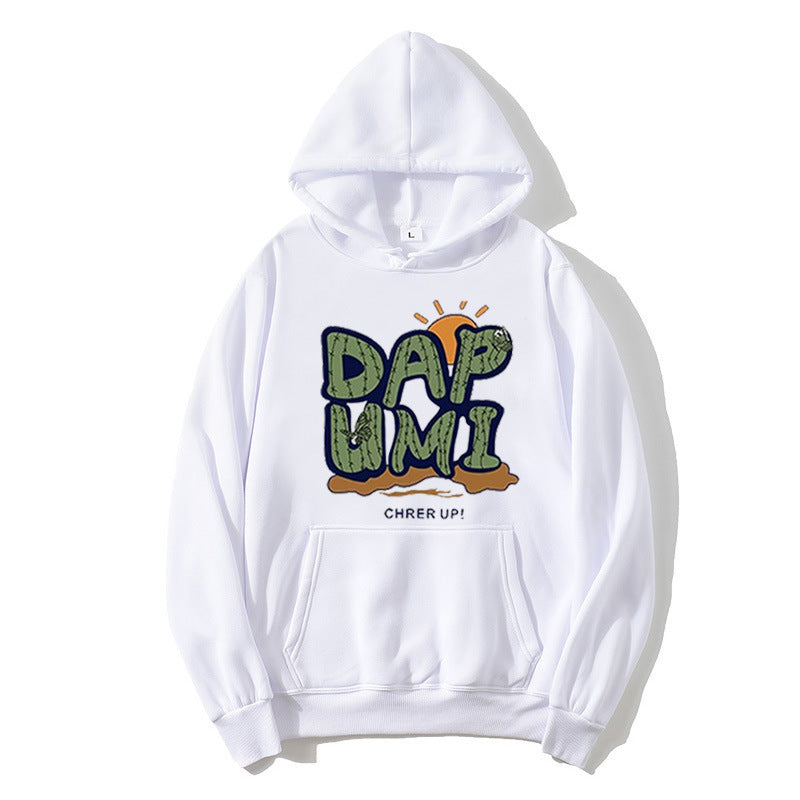 Kvinnors hoodie med humoristisk grafisk design Mirla-Eva Jonsson