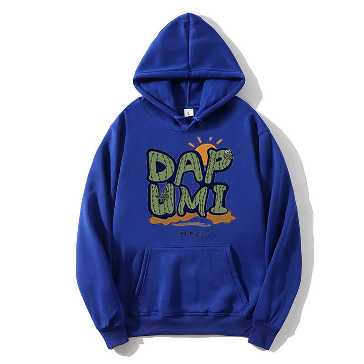 Kvinnors hoodie med humoristisk grafisk design Mirla-Eva Jonsson