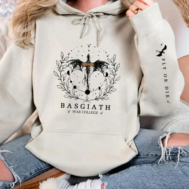 Kvinnors hoodie med imponerande fantasidesign Mirla-Eva Jonsson