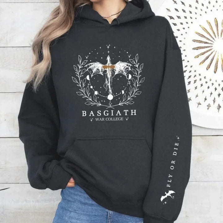 Kvinnors hoodie med imponerande fantasidesign Mirla-Eva Jonsson