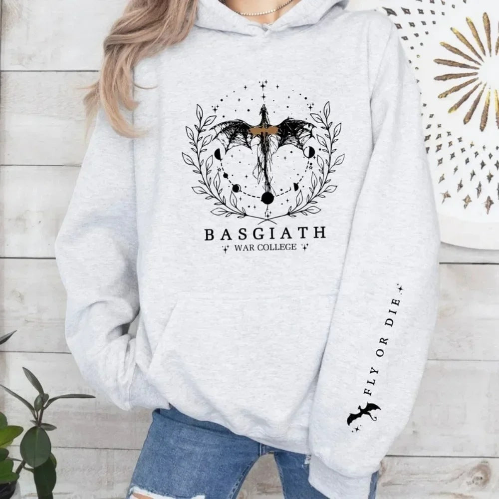 Kvinnors hoodie med imponerande fantasidesign Mirla-Eva Jonsson